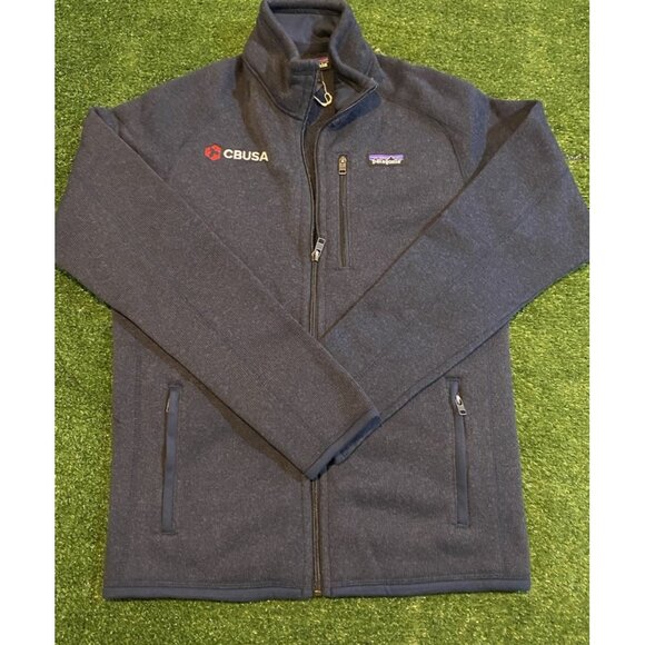 Patagonia jacket mens small blue better sweater full zip outdoor fleece hiking M